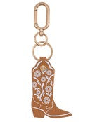 Leather Boot Keychain