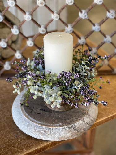 Pebble & Berries Candle Ring LV