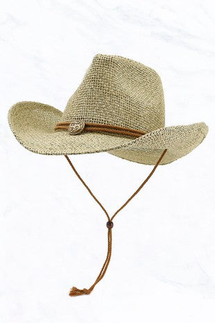 Wicker Cowboy Hat