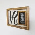 Wood Love Photo Frame