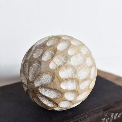 Carved Wooden Ball