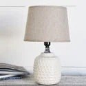 White Scallop Lamp