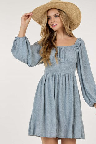 Bubble Sleeve Dress