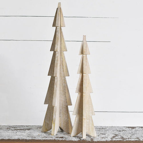 Wood Trees (Set of 2)