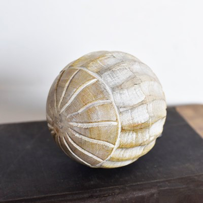 Carved Wooden Ball