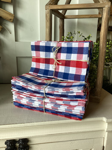 Checked Cloth Napkins
