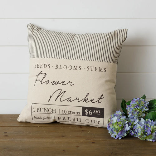 Flower Market Pillow